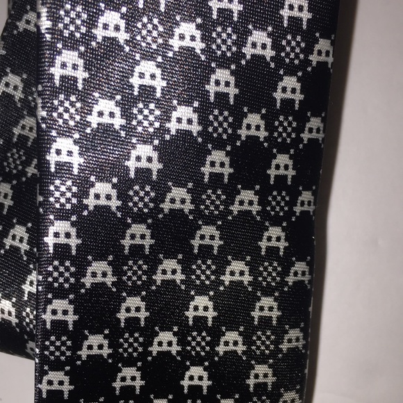 Black Tie Geek Other - Black Tie Geek Space Invaders skinny tie